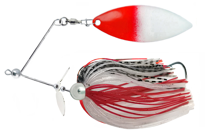 Spinner bait vermelho