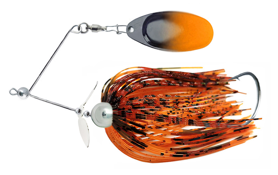 Spinner bait light com helice