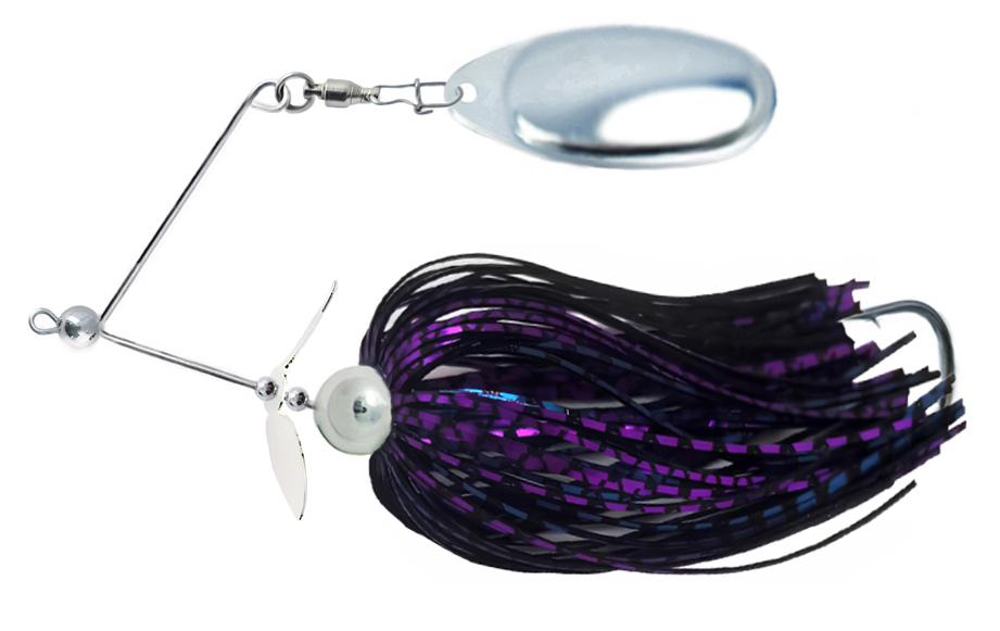 Spinner bait light com helice